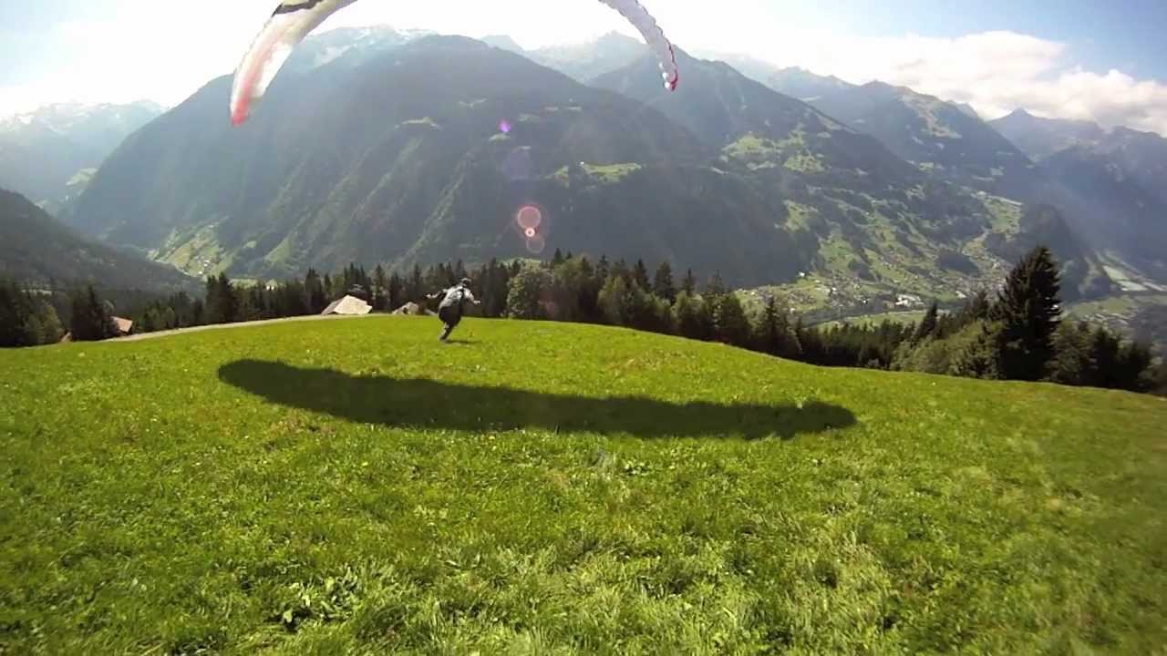 Gleitschirmfliegen am Hochjoch (Montafon) // mit dem Arriba 2 von Skywalk // September 2012