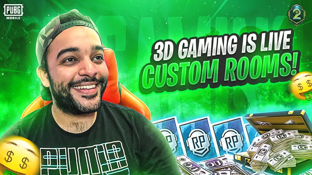 PUBG MOBILE UNLIMITED UC CUSTOMS | RP GIVEAWAY | ROAD TO 600 SUBS | 3D GAMING