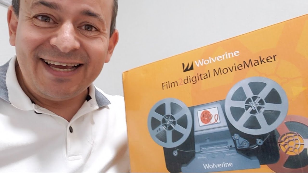 Máquina que transfiere videos de 8mm a digital