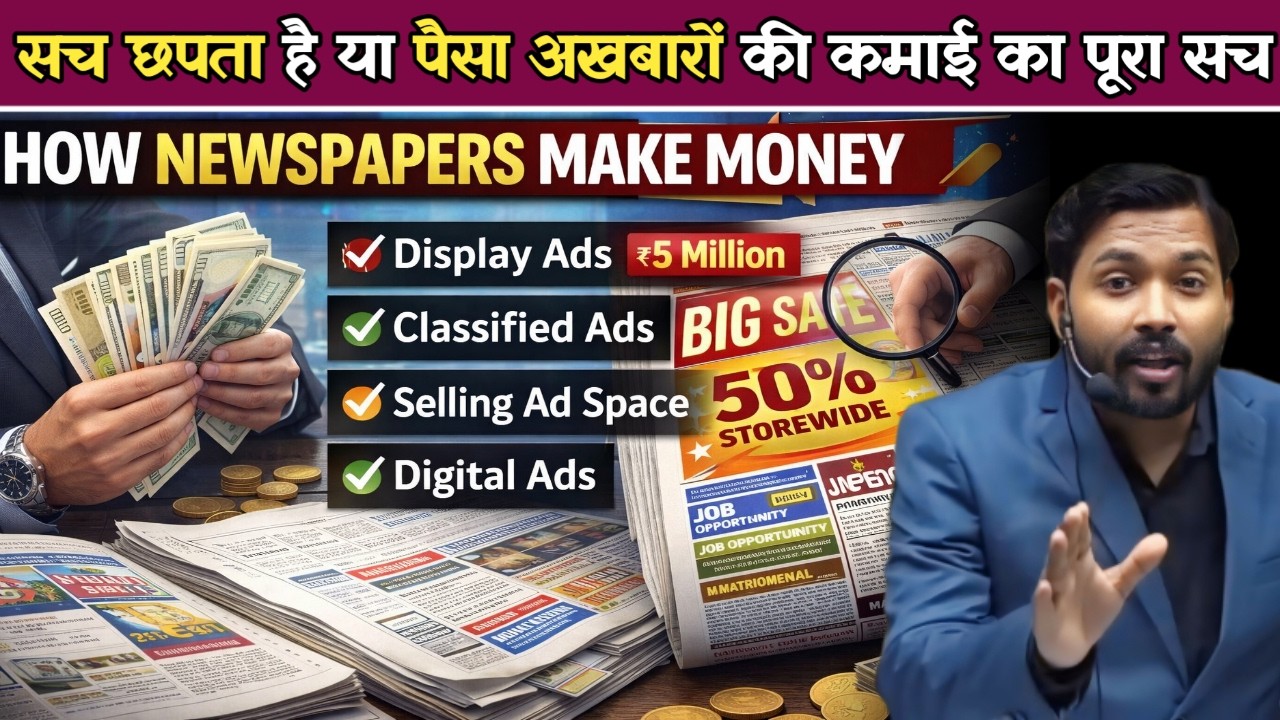 सच छपता है या पैसा अखबारों की कमाई का पूरा सच | अखबार वाले सरकार के खिलाफ कभी क्यों नहीं बोलते.!
