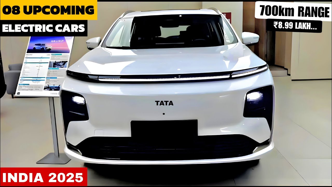 08 UPCOMING ELECTRIC CARS LAUNCH IN INDIA 2025 | PRICE, LAUNCH DATE, FEATURES | NEW CARS 2025