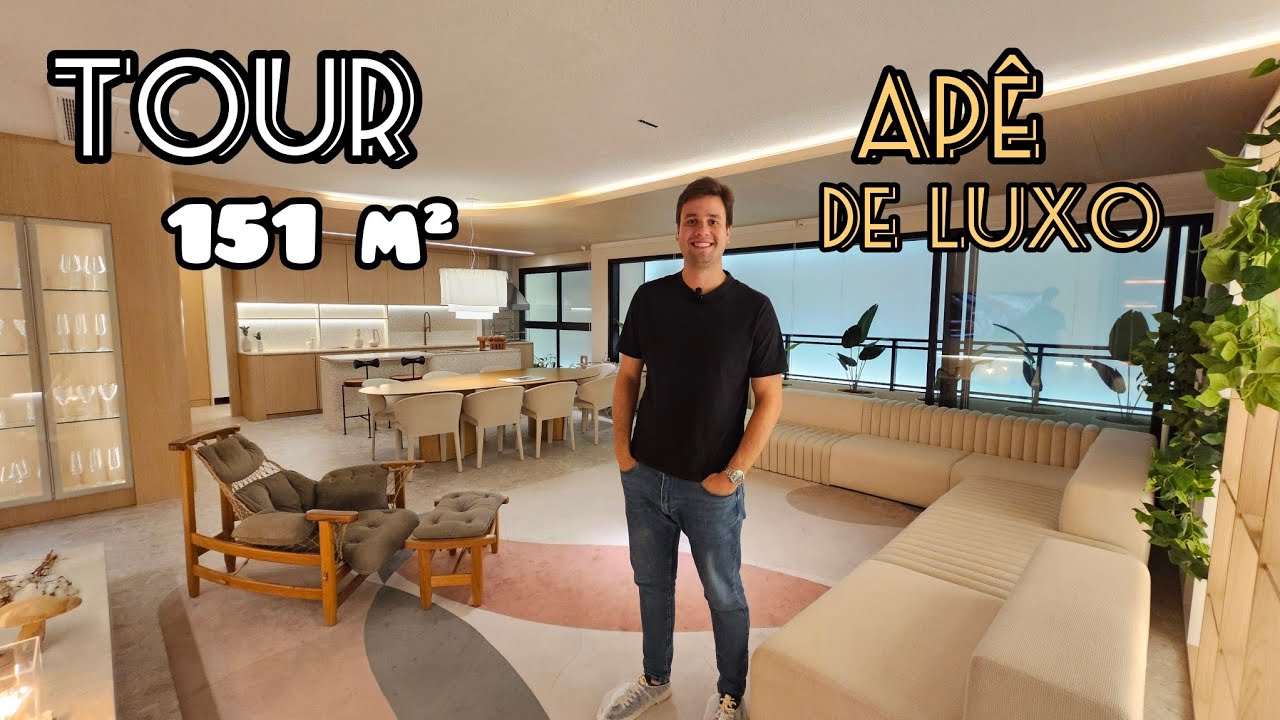 LUXUOSO DEMAIS ESSE APARTAMENTO DECORADO DE 151 M² | APÊ EM GOIÂNIA