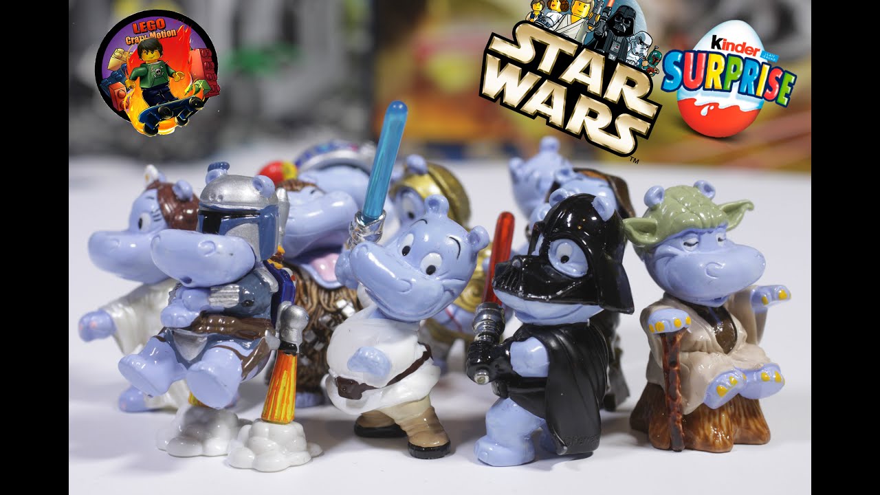STAR WARS kinder surprise RARE review / Киндеры бегемотики Звездные Войны