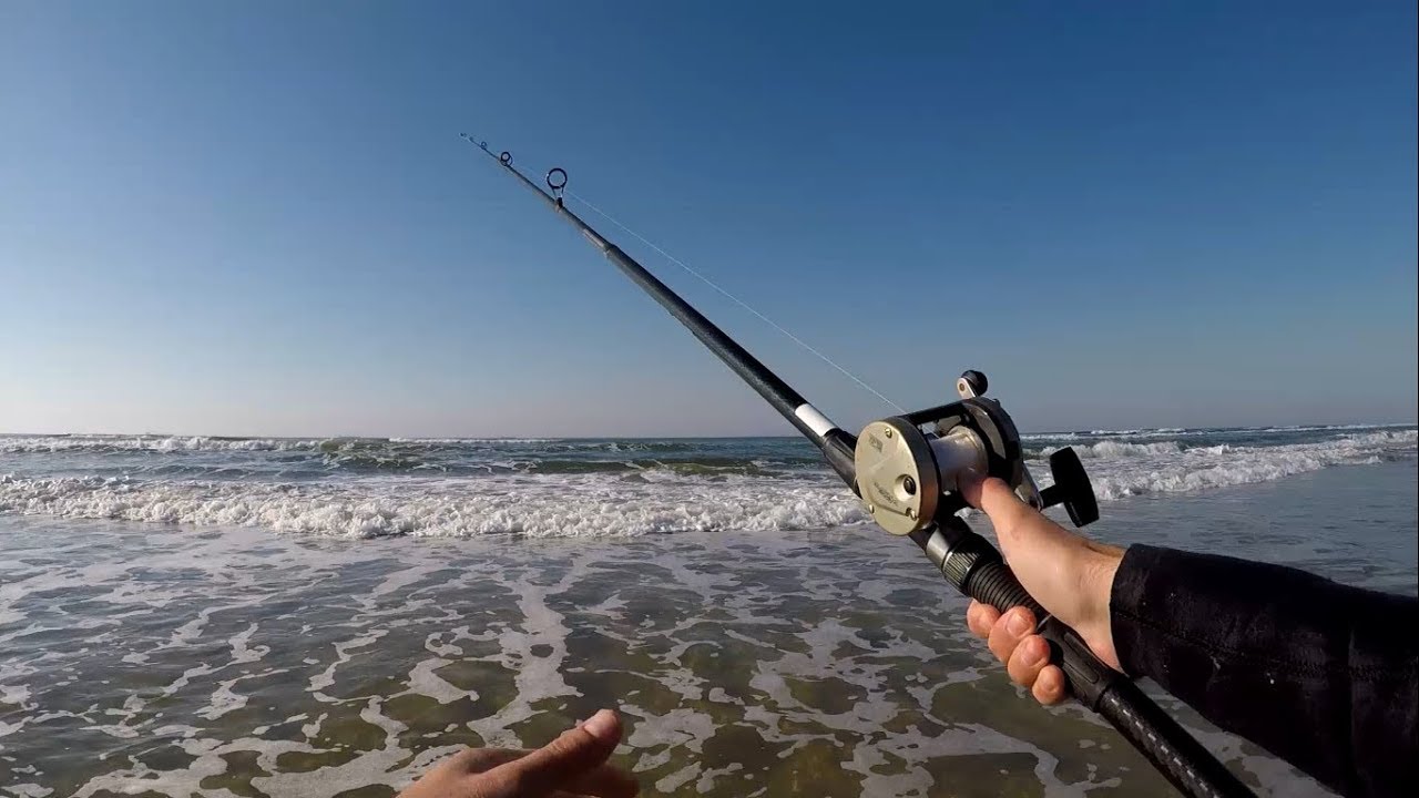 PAPA TERRA - PESCARIA NA BEIRA DE PRAIA EM IMBÉ - RS