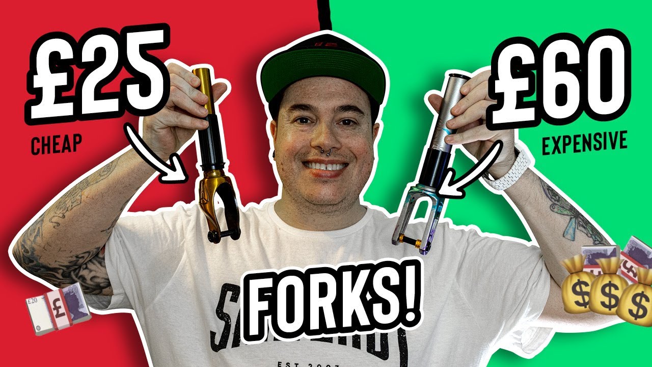 CHEAP VS EXPENSIVE SCOOTER FORKS AT SKATEHUT - WHAT ARE THE DIFFERENCES?!