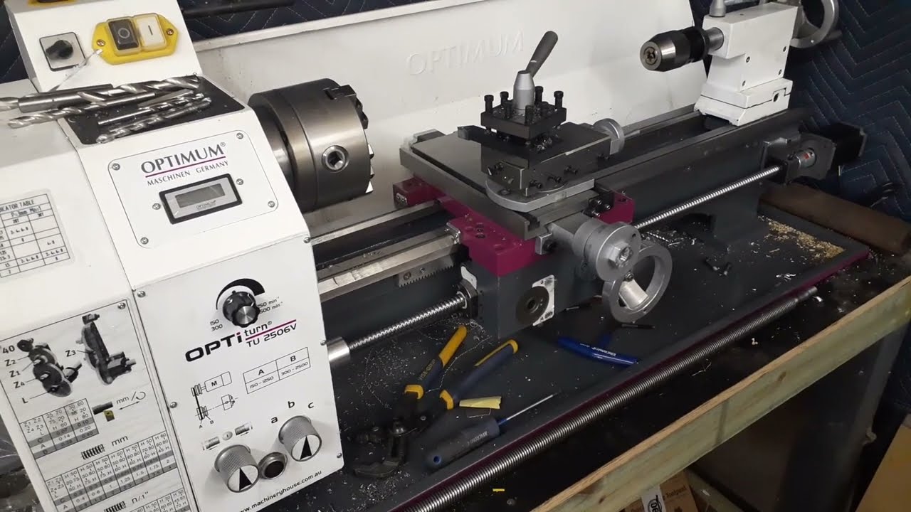 Optimium TU2506v conversion to cnc