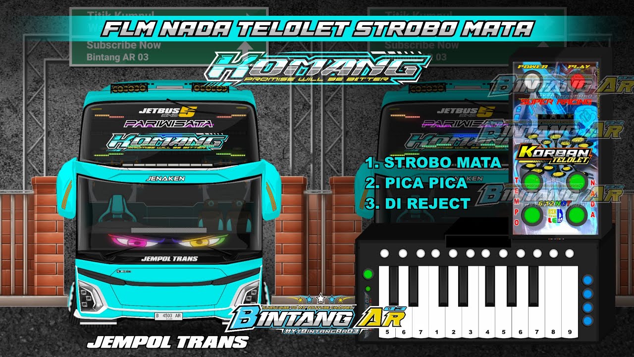 NADA TELOLET BASURI STROBO MATA - KOMANG JEMPOL TRANS 12 NOT