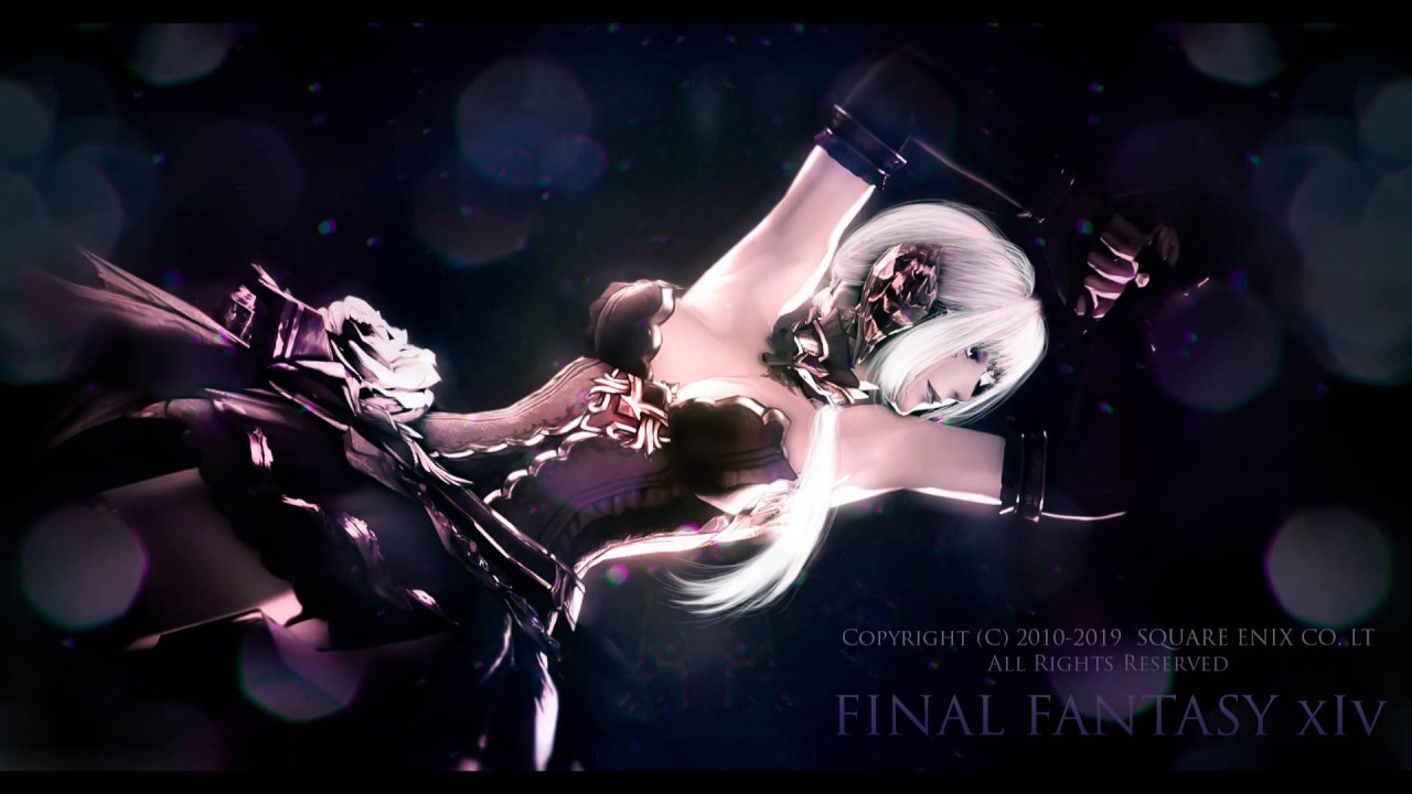 FFXIV screenshot editing process