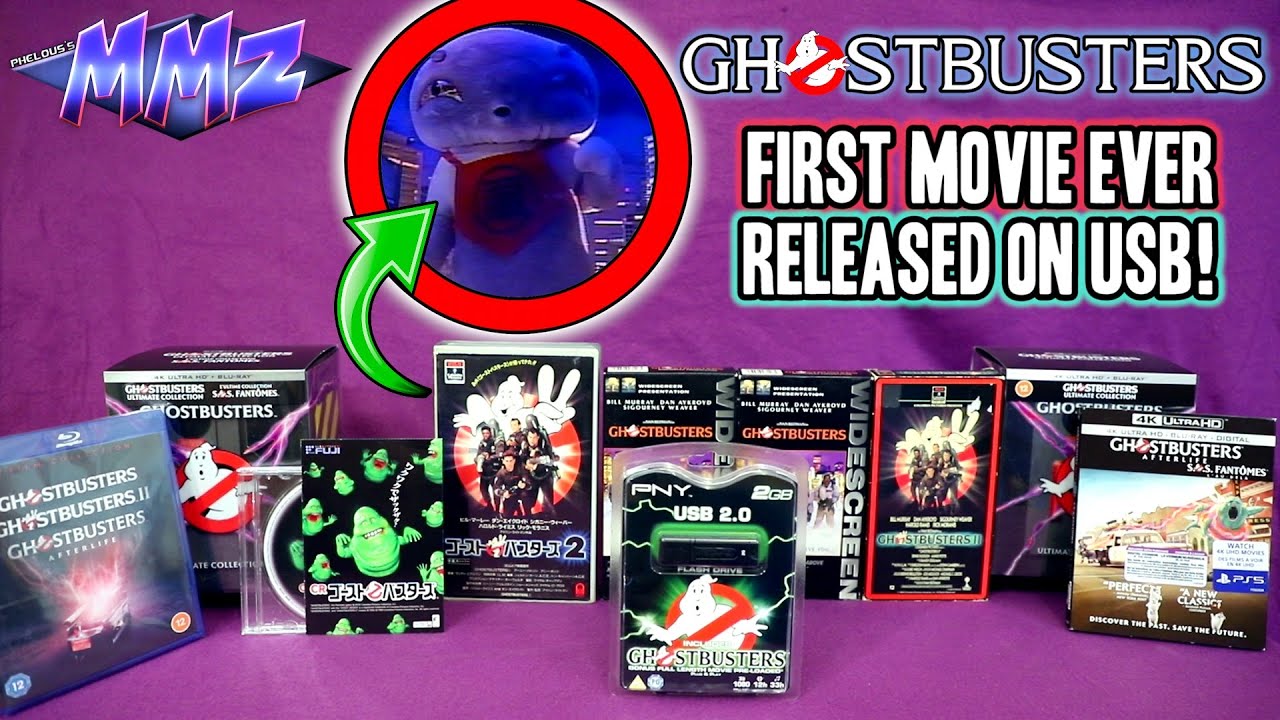 Ghostbusters - The 1st Movie Ever Released on USB Flash Drive