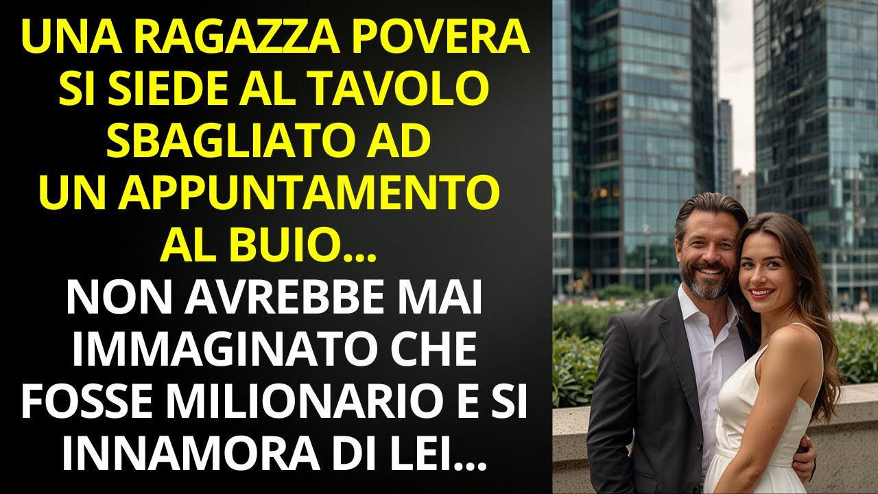 Ragazza povera si siede al tavolo sbagliato, scopre che è milionario e si innamora di lei...