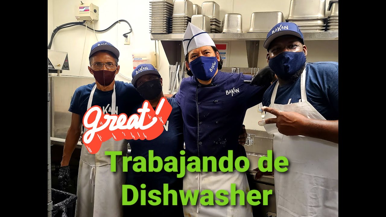 Trabajo de lava platos | Trabajo de dishwasher | Cuanto gana un Dishwasher n USA | Trabajo en cocina