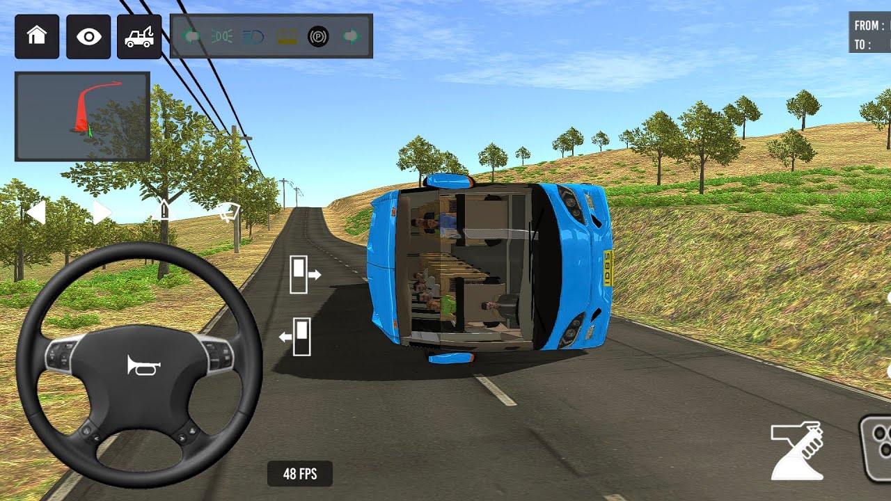 😍 Bus Simulator Indonesia Gameplay 🚍 || New Euro Coach Bus 🔥 || Bus Simulator 3D #games 