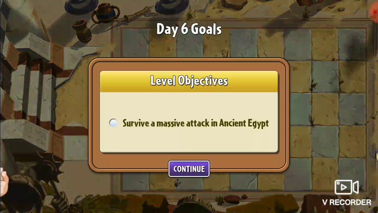 Plants vs Zombies 2 - Ancient Egypt Day 6