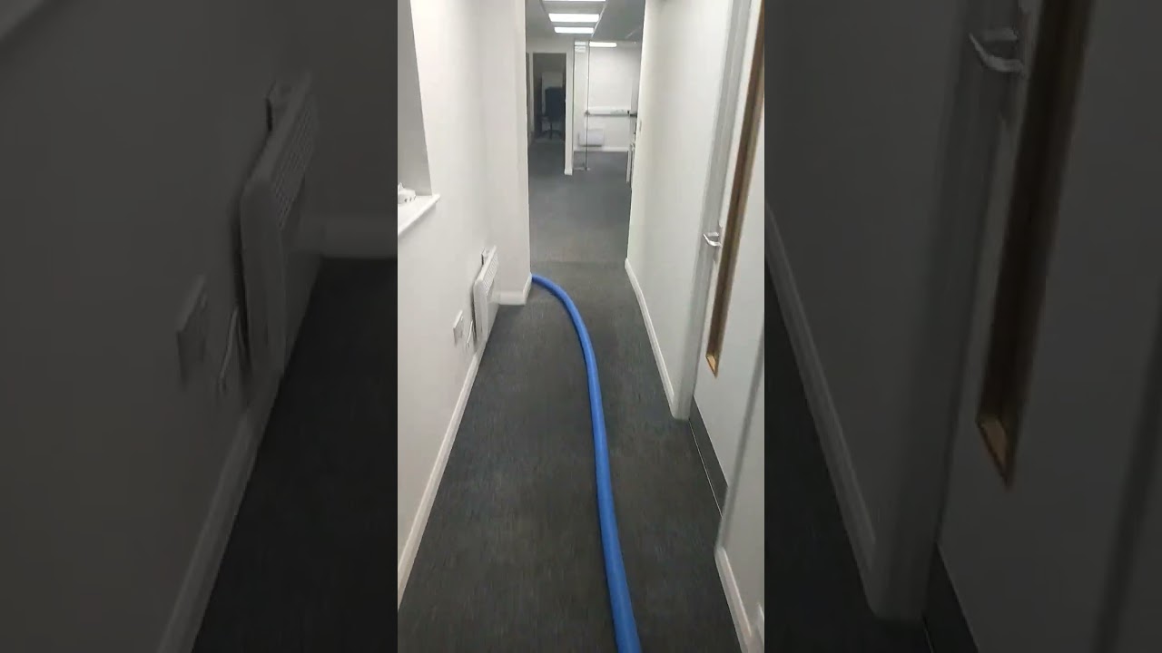 800 litres of water extracted from carpets after flood using Truck Mount