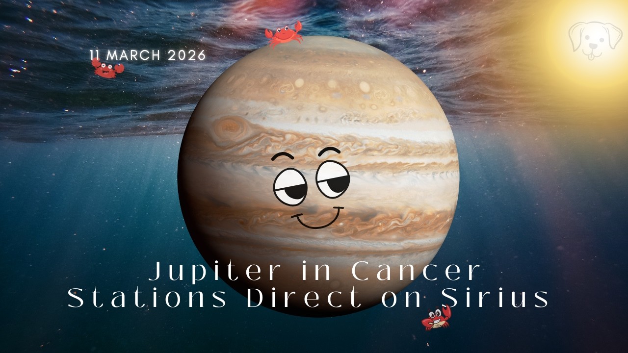 Venus meets Saturn and Jupiter stations Direct while Mars stalks the North Node ✨ All 12 Signs