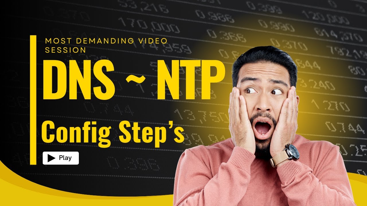 ⭐Master In DNS~NTP Configuration Using Cisco Packet Tracer. | #networkerr Fundamentals Of Networking
