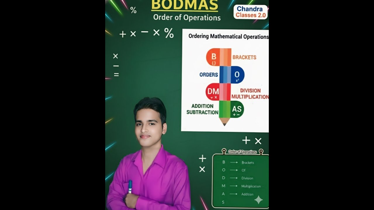 बोडमास को बहुत ही आसान भाषा में पढ़े।✅➕➖✖➗😍😘 BODMAS IN JUST A SIMPAL WAY.👩‍👩‍👧‍👦♥