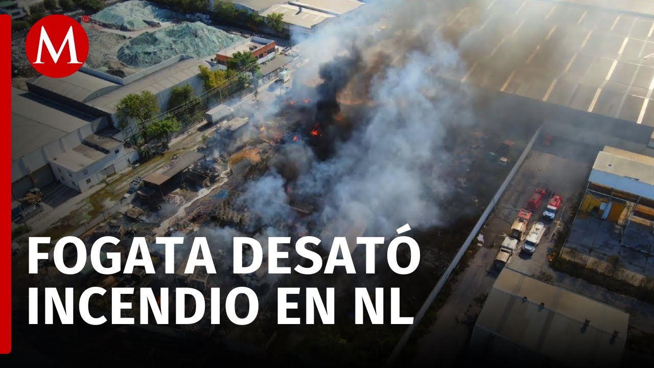 Apodaca: incendio en terreno baldío suma a crisis de incendios en NL