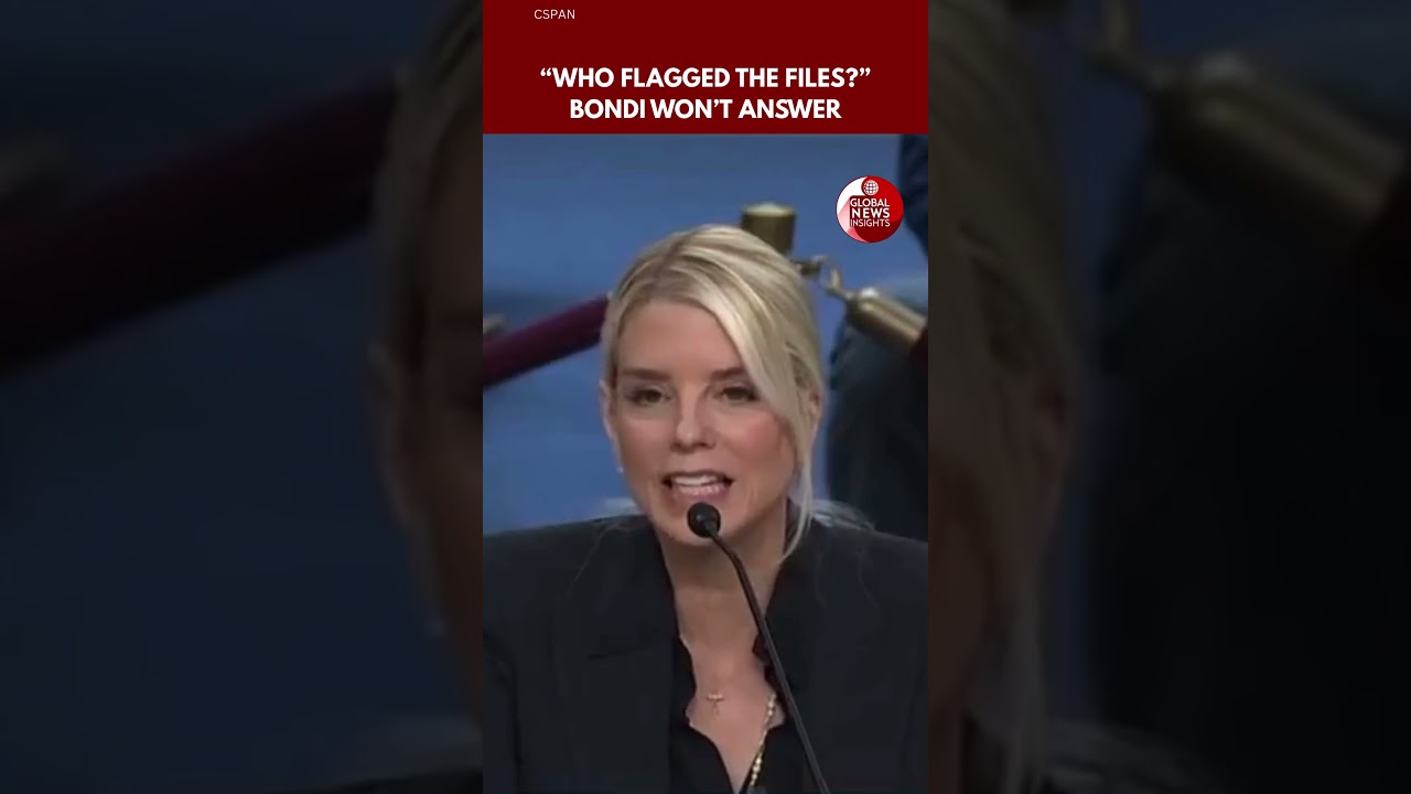 Dick Durbin naciska na Pam Bondi w sprawie oznaczonyc Epstein Records | Napięta wymiana zdań w sprawie akt Trumpa