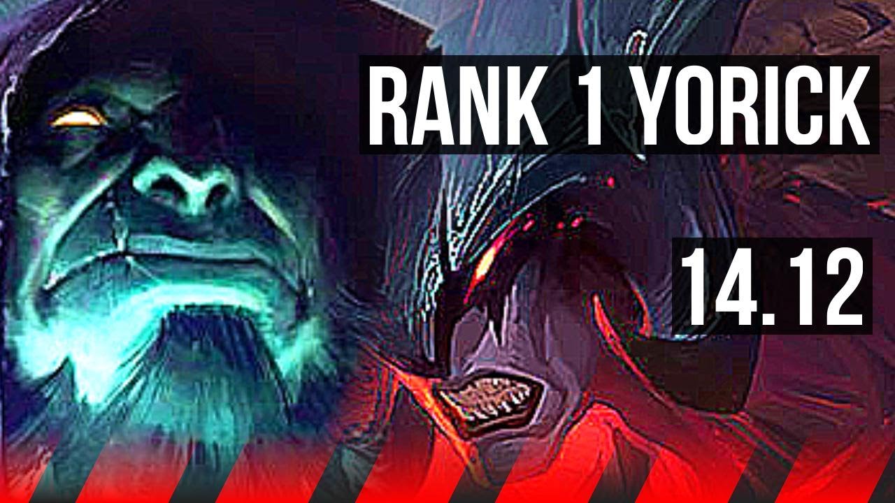 YORICK vs AATROX (TOP) | Rank 1 Yorick | NA Challenger | 14.12