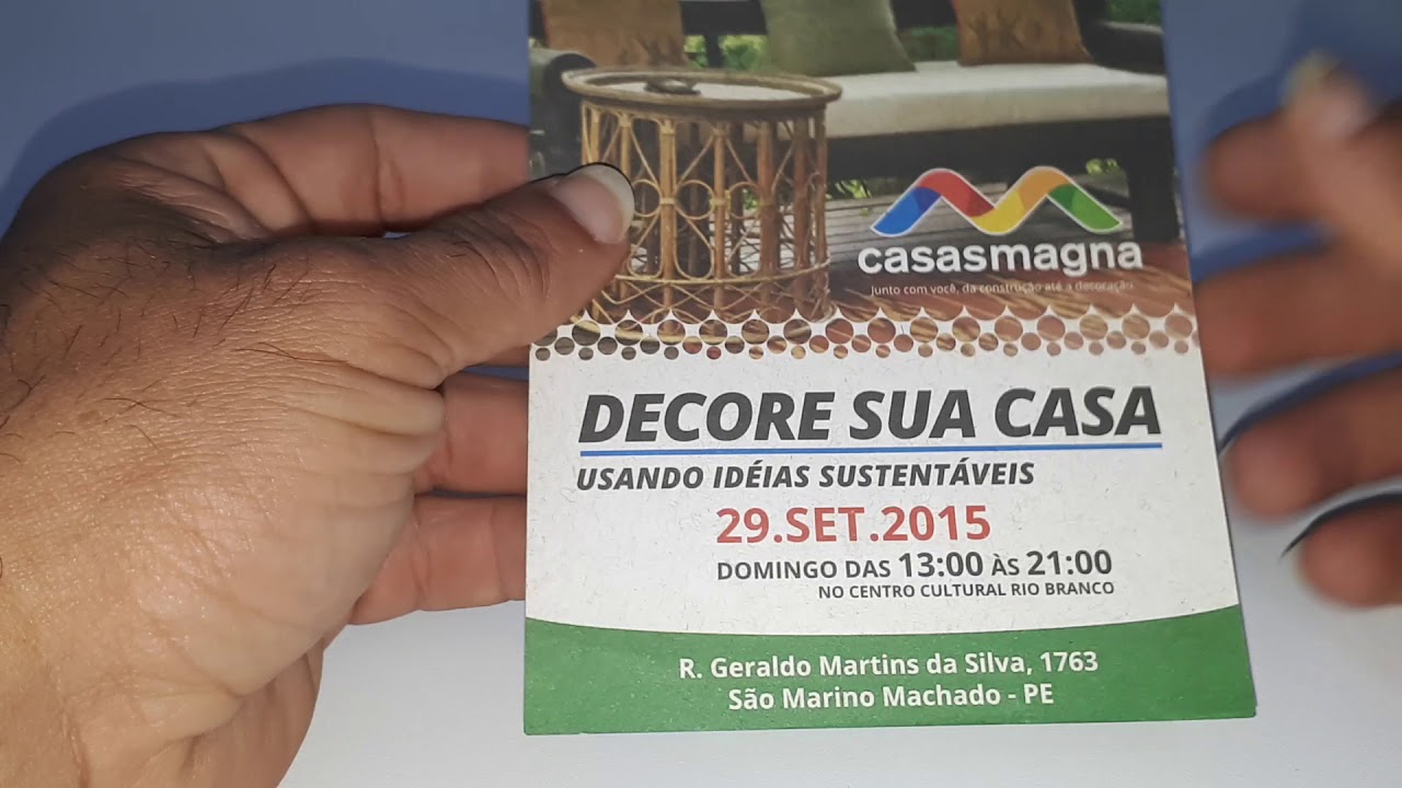 Panfleto em Papel Reciclato V&aacute;rios Tamanhos