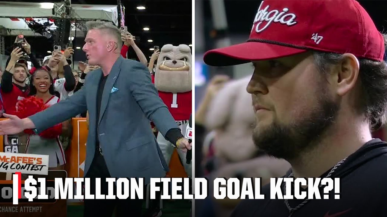 $1 MILLION KICK?! Georgia fan's attempt at becoming a MILLIONAIRE! 💰 | College GameDay