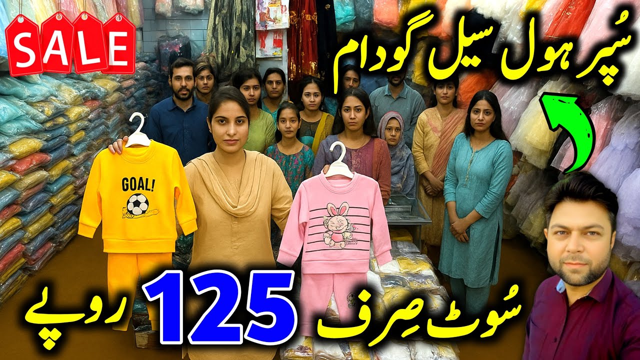 🔥 Baby Garments Wholesale Faisalabad | Fairy Frock & Kids Suit Market | Cheapest Cloth Deals 👗