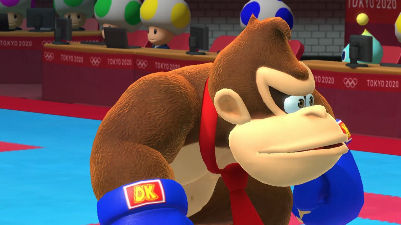 MARIO & SONIC At the Olympic Games Tokyo 2020 Karate Donkey Kong , Amy ....