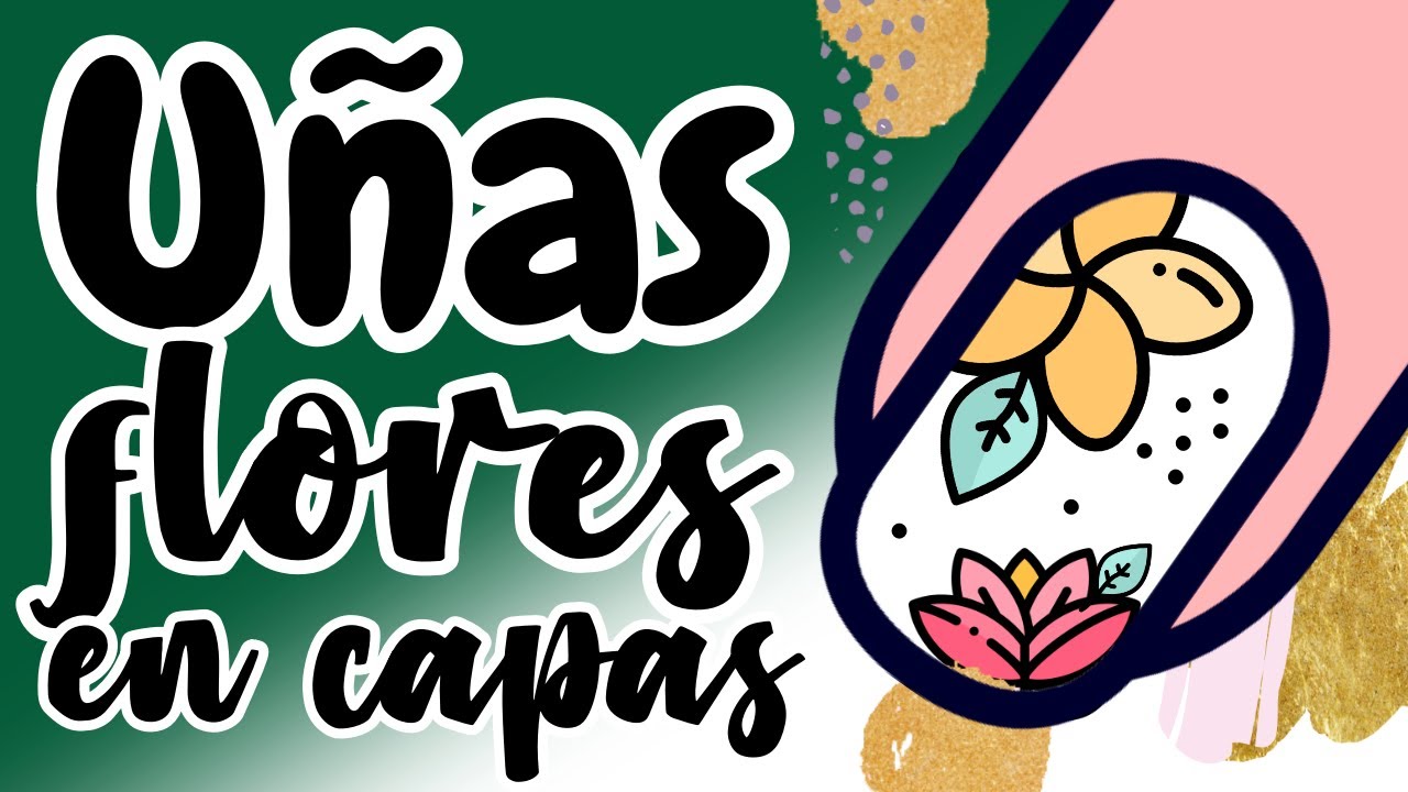 ¡SUPER MULTICOLOR!  · UÑAS FLORES EN CAPAS 🌺