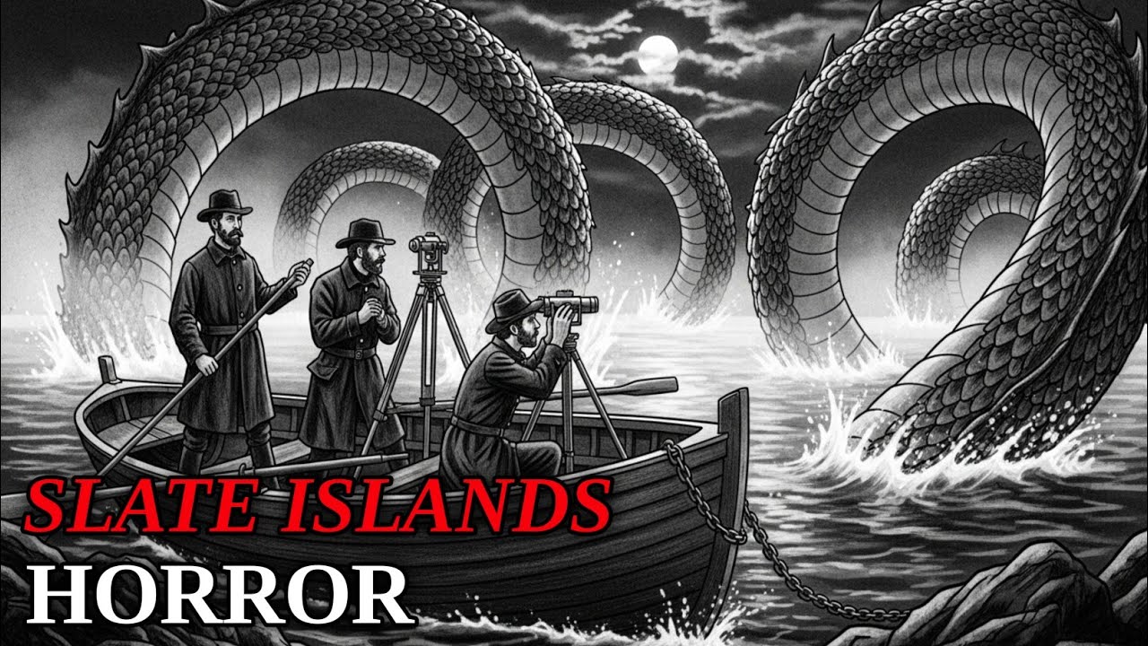 1894 Slate Islands Surveyors HORROR - The Mishipeshu That Circled Their Boat