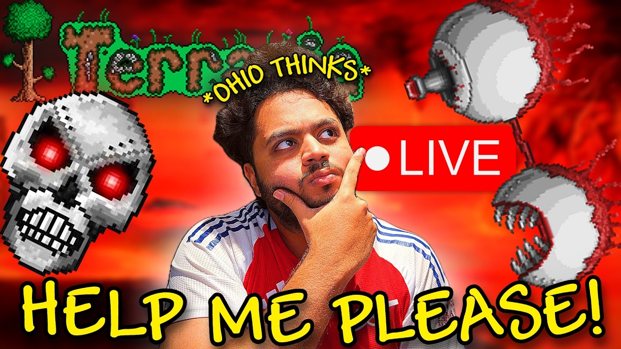 First Time Playing TERRARIA - HOW TO COMPLETE HARD MODE? (LIVE)