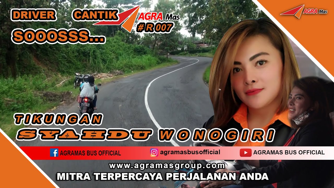 DRIVER CANTIK ll SOOOSSS....R007  TIKUNGAN SYAHDU WONOGIRI