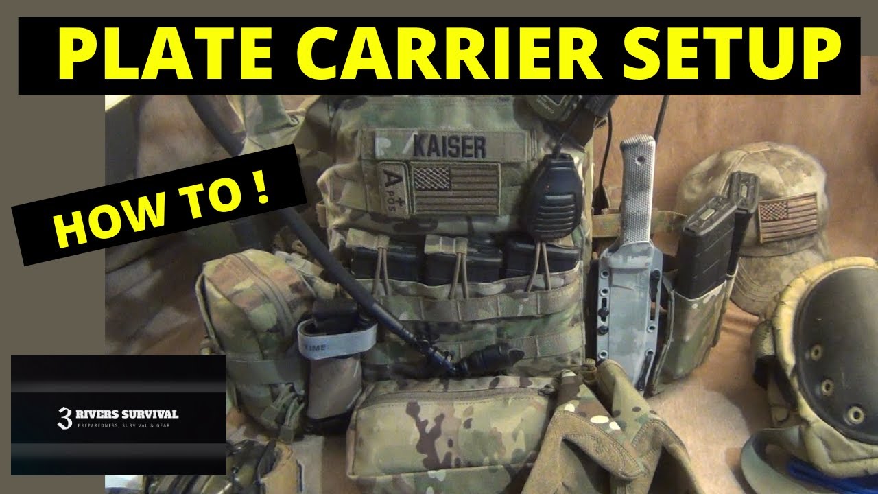 HOW TO SET UP A PLATE CARRIER !