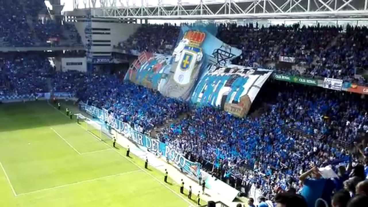 Real Oviedo 1— Cádiz 1; salida al campo.