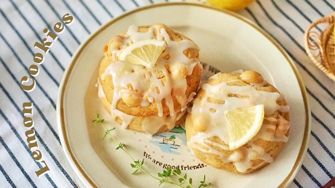 Lemon Cookies recipe 🍋| คุกกี้เลม่อน |#softcookies