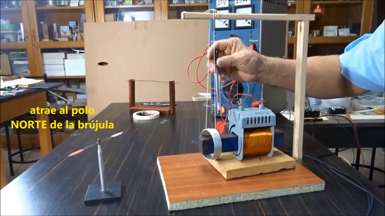 LEY DE FARADAY - LENZ, INDUCCIÓN EN UN ANILLO DE ALUMINIO