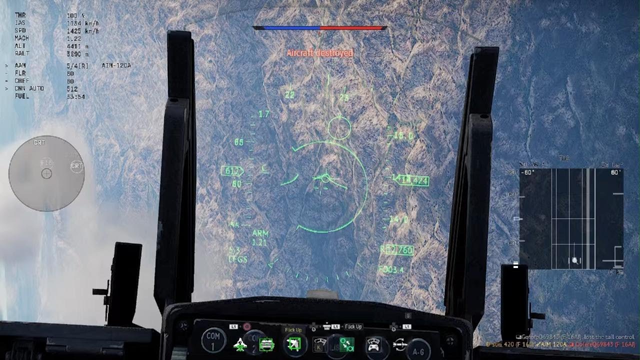 War Thunder_ps5 f16c sim gameplay part2