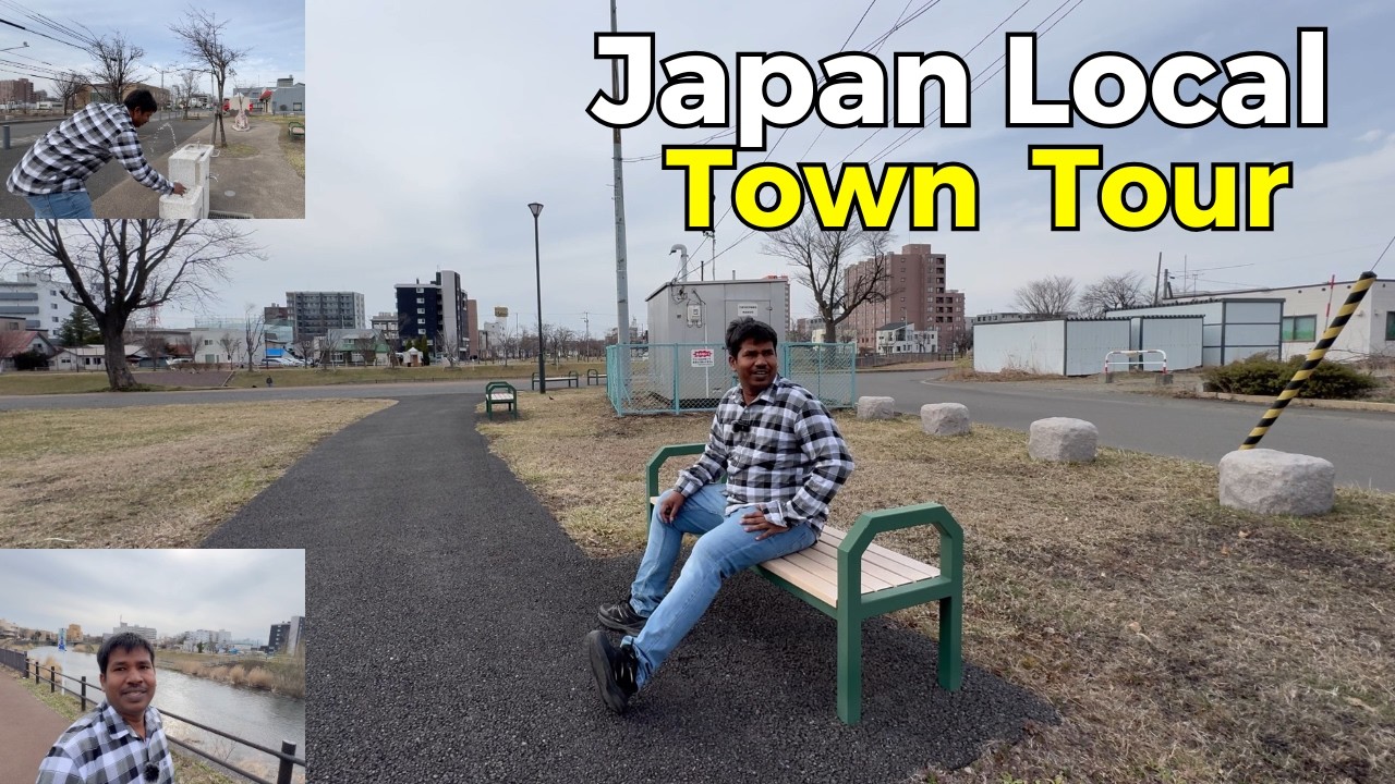 Peaceful Life in a Japanese Town 🏡 Walking Tour in Chitose, Hokkaido Near Airport