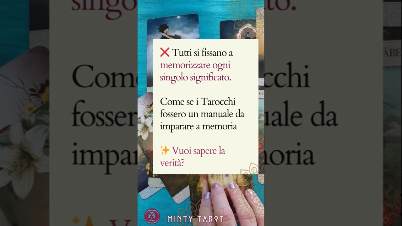 Smetti di memorizzare i Tarocchi &mdash; inizia a combinarli! 🔮