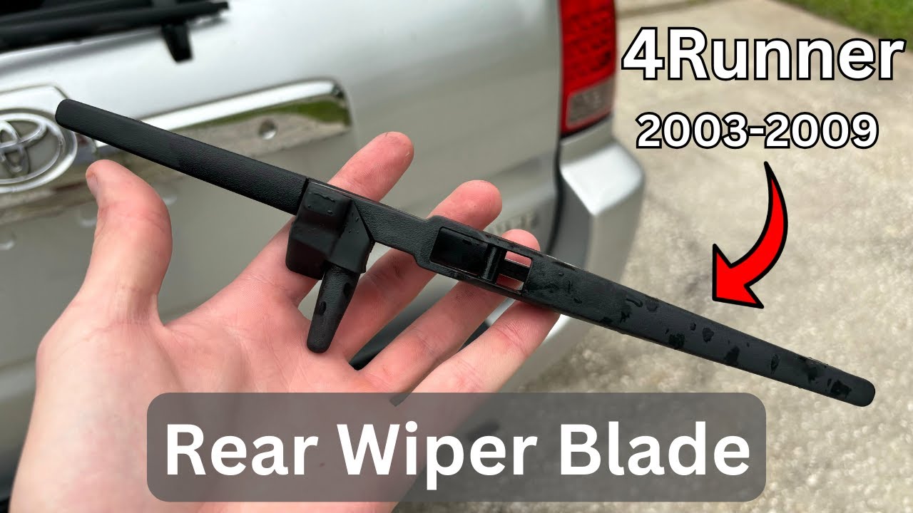 4th Gen 4Runner Rear Wiper Blade Replacement (2003-2009)