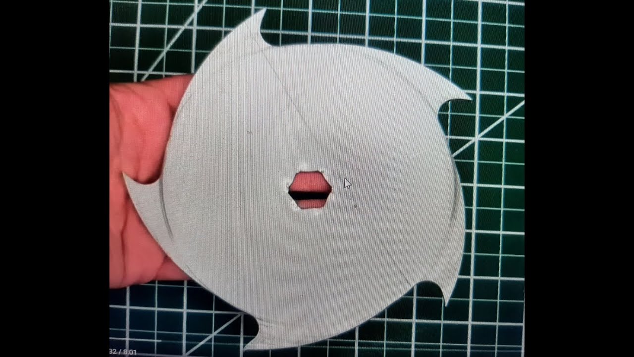 FreeCAD 0 20 1 Practice Shredder Blade MakeWithTech