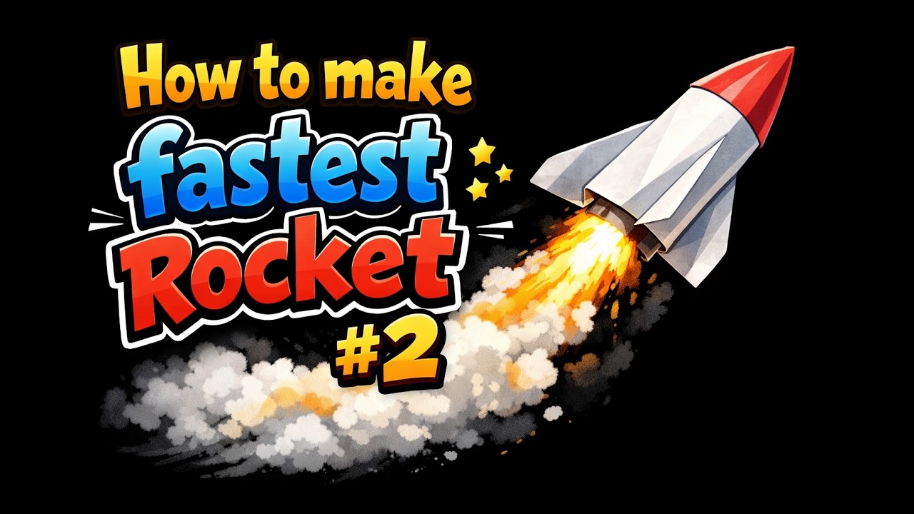 How to make fastest rocket #2 │The Craftomy