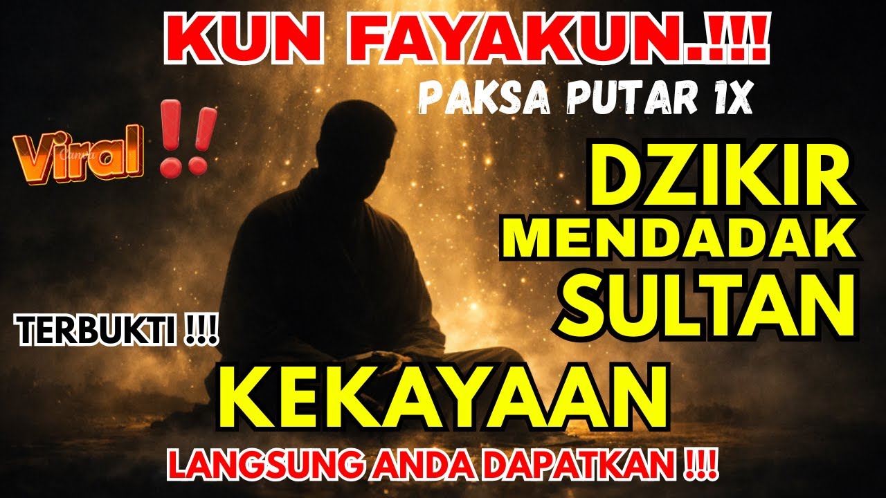 🔴 INI DZIKIR AJAIB‼️PAKSA PUTAR MESKI SEBENTAR, DOA CEPAT KAYA, PEMBUKA REZEKI, DOA NABI SULAIMAN