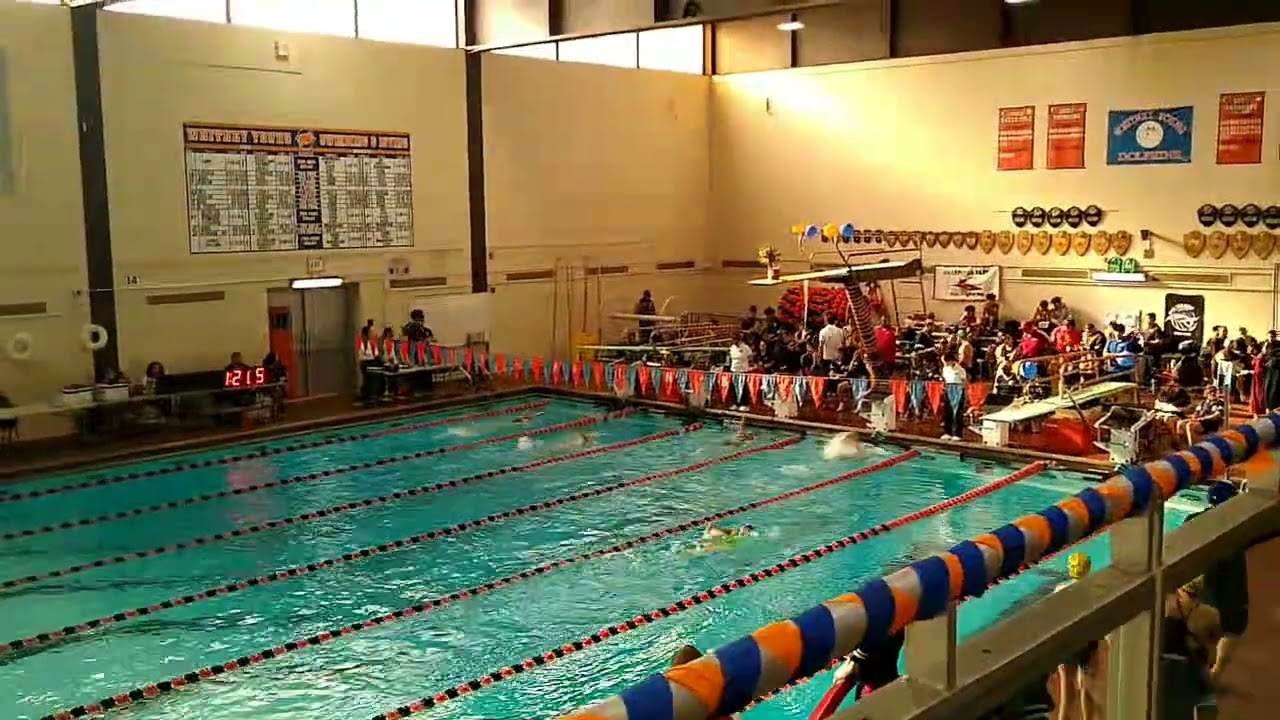 1st Place 200 Back @CPD City Swim Championships
