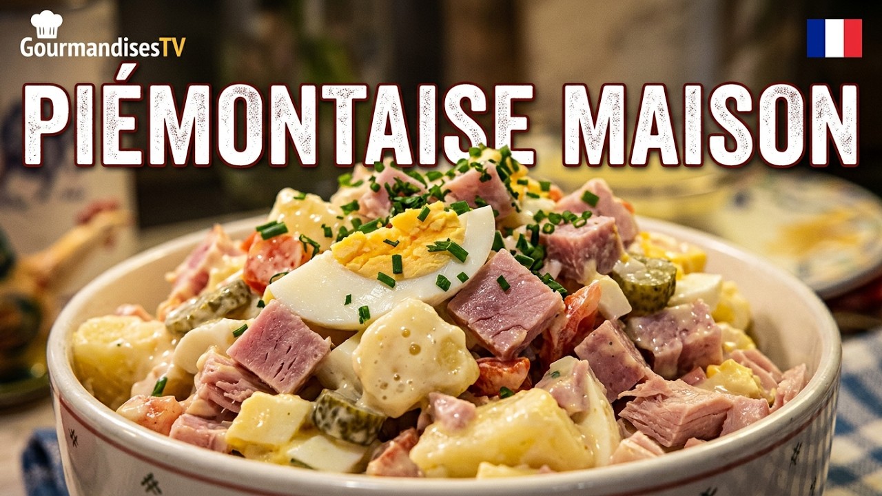 Ma SALADE PIÉMONTAISE SAUCE MAISON, bien frais c'est un pur délice Gourmandises TV