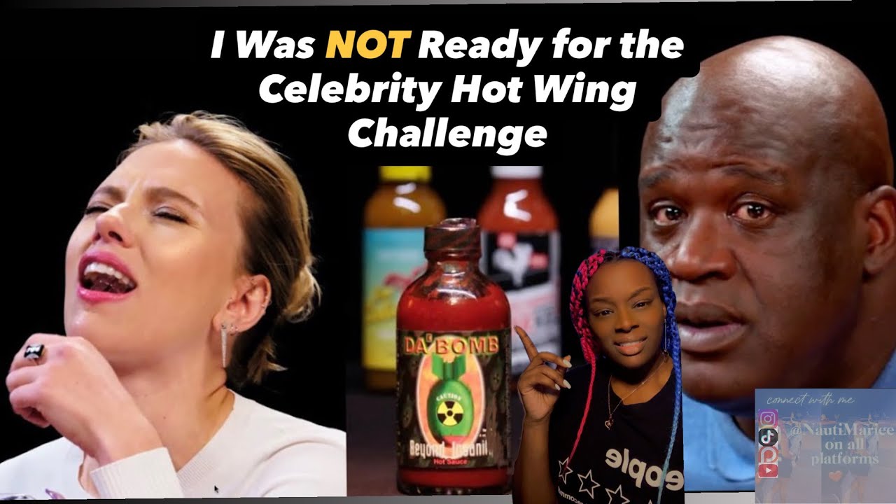 First Time Seeing Celebrities Survive the Hot Wing Challenge