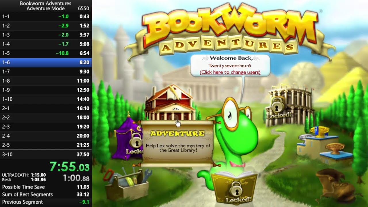 Bookworm Adventures - Book 1 in 14:25