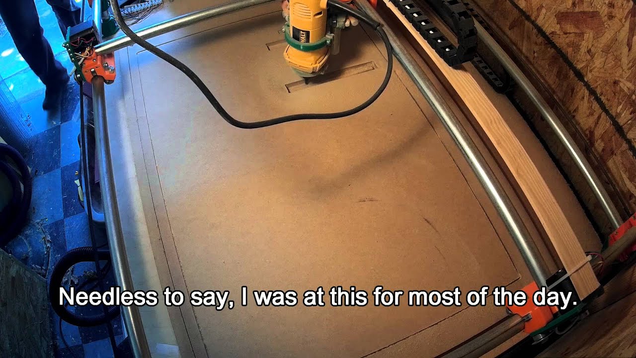 First cuts with my Mostly Printed CNC