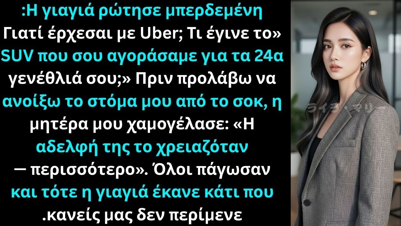 Οι γονείς μου έδωσαν το SUV μου στην αδελφή μου — η γιαγιά τους σόκαρε όλους