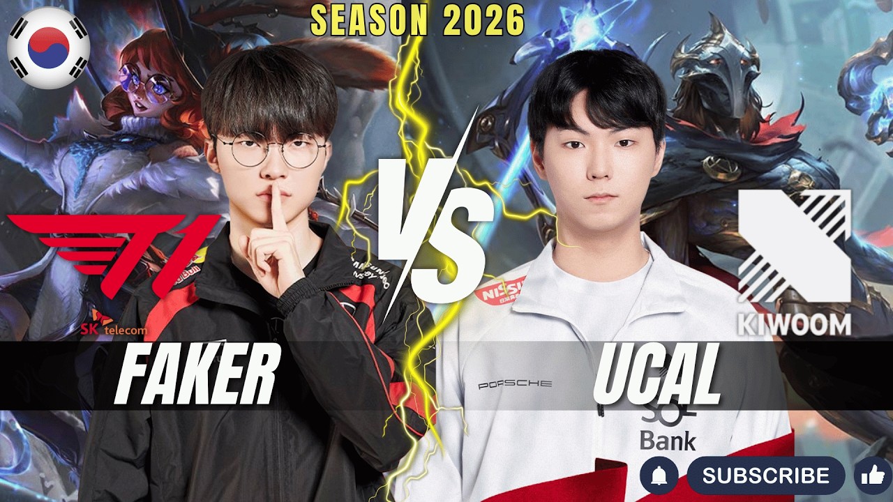 T1 Faker vs KRX ucal - Faker AURORA vs ucal VIKTOR Mid - Patch 26.6 KR Ranked | lolrec